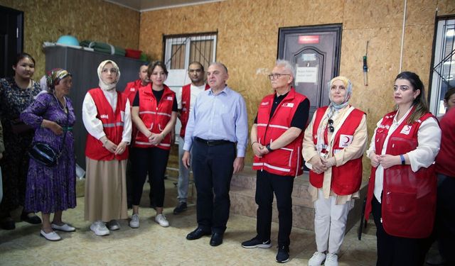 Türk Kızılay'dan Kırgızistan'da kurban eti yardımı