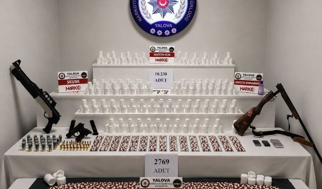 Yalova merkezli uyuşturucu operasyonunda 22 zanlı tutuklandı