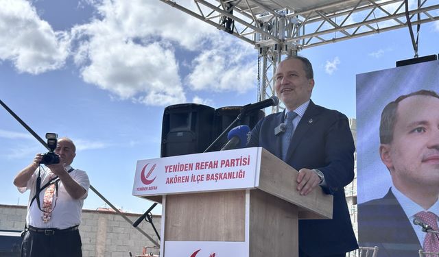 Yeniden Refah Partisi Genel Başkanı Erbakan Konya'da: