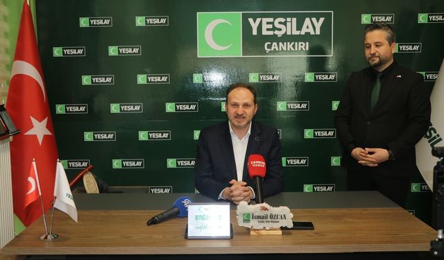 Yeşilay Genel Başkanı Dinç, Çankırı'da konuştu: