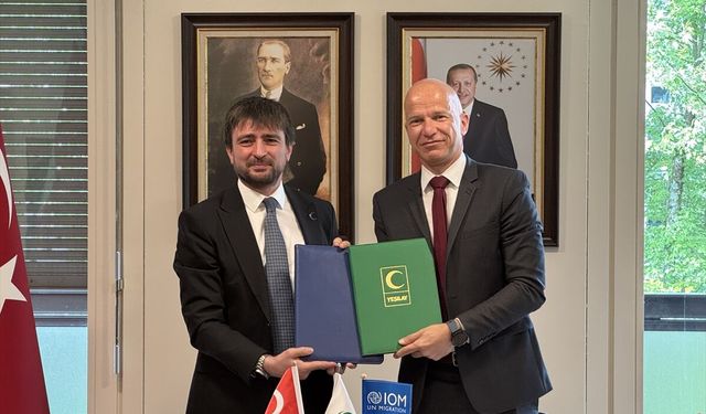 Yeşilay ile BM Uluslararası Göç Örgütü arasında iyi niyet anlaşması imzalandı