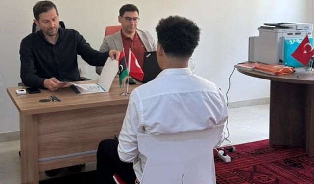 YTB, Libya'da Türkiye Bursları için sınav ve mülakat yaptı