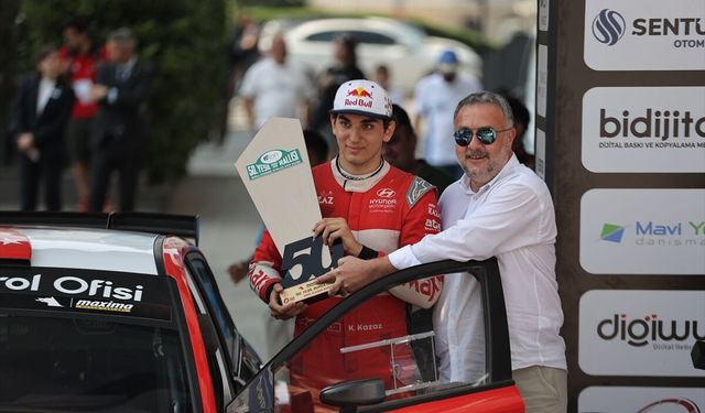 50. Yeşil Bursa Rallisi'nde kazanan genç pilot Kerem Kazaz oldu