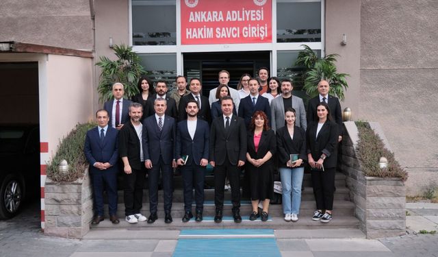 Ankara Adliyesi'nde bayramlaşma töreni yapıldı