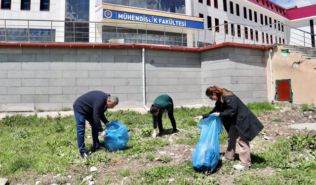 Ardahan Üniversitesi'nde 'Temiz Kampüs' etkinliği düzenlendi