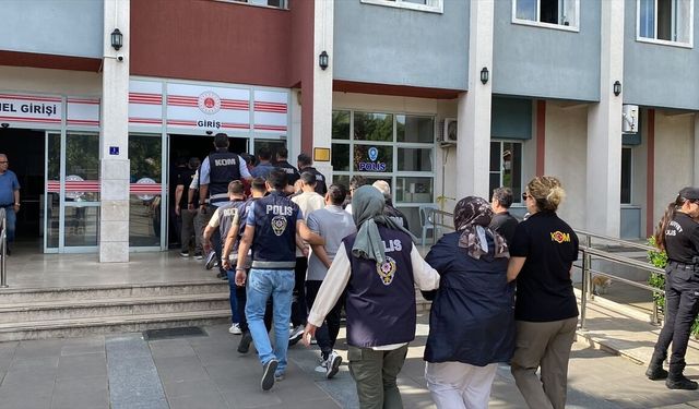 Aydın'da yağma suçuna yönelik operasyonda 7 şüpheli tutuklandı