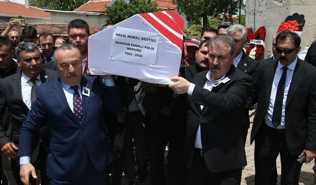 BBP Genel Başkanı Destici'nin ağabeyi Halil Nural Destici'nin cenazesi defnedildi
