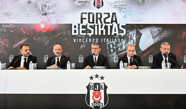 Beşiktaş, teknik direktör Vincenzo Italiano'yla sözleşme imzaladı