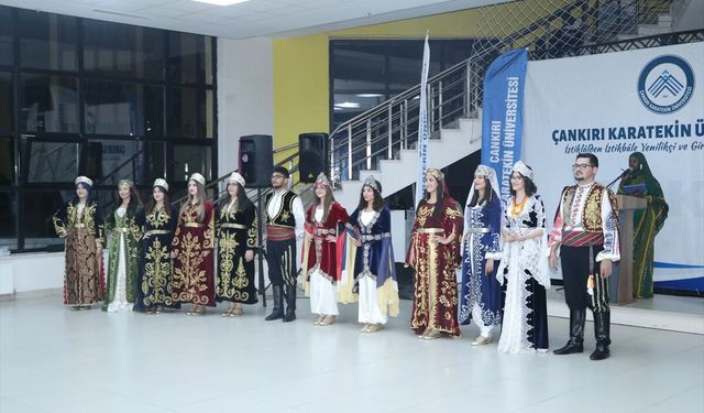ÇAKÜ'de öğrenim gören yabancı öğrenciler ülkelerinin kültürlerini tanıttı