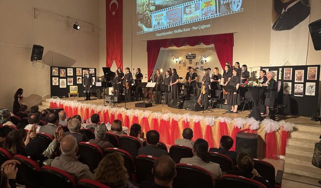 Çankırı'da lise öğrencileri 'Yeşilçam Müzikleri' konseri verdi