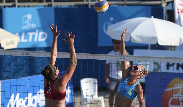 CEV Plaj Voleybolu Milletler Kupası Türkiye etabı, Alanya'da başladı