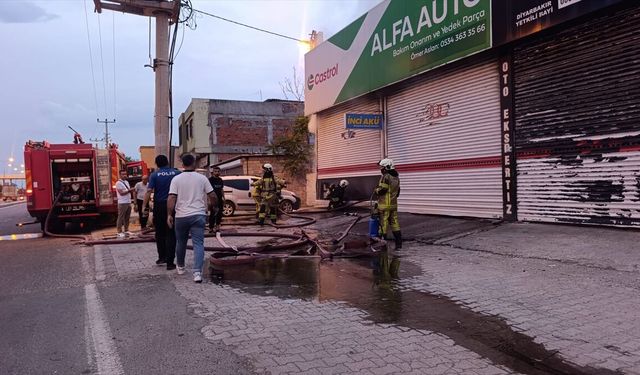 Diyarbakır'da iş yerinde çıkan yangın söndürüldü