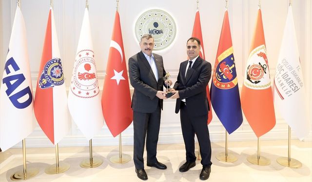 İçişleri Bakanı Çiftçi, Türkiye Haber Kameramanları Derneği yönetimini kabul etti:
