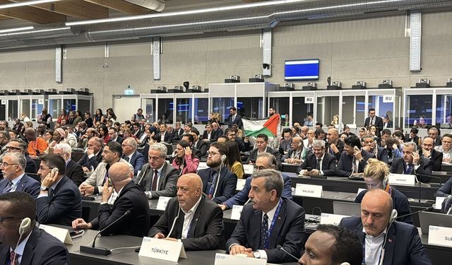 İsrailli yetkili, BM'deki uluslararası konferansta protestolar nedeniyle konuşmasını tamamlayamadı