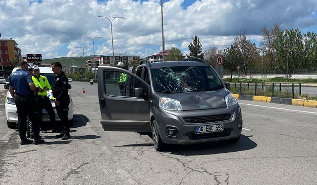 Kars'ta aracın çarptığı 80 yaşındaki kişi ağır yaralandı