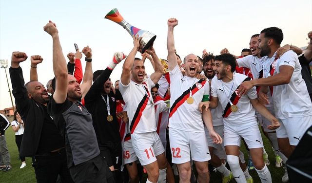 KKTC A Milli Futbol Takımı, CONIFA Turnuvası'nda Avrupa şampiyonu oldu