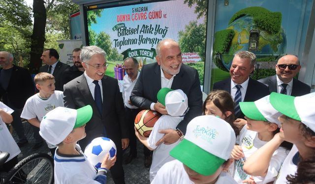 Samsun'da öğrenciler 2,1 ton bitkisel atık yağın geri dönüşüme kazandırılmasını sağladı