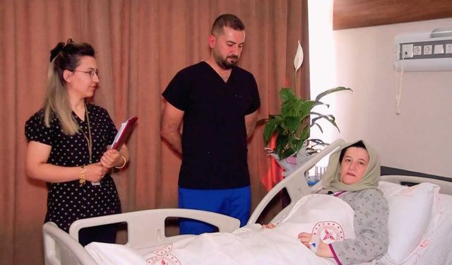 Şanlıurfa'da karnından 29 santimetre kitle çıkartılan kadın sağlığına kavuştu