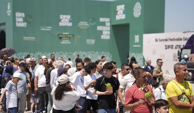 Sıfır Atık Festivali'ne üçüncü gününde yoğun ilgi sürüyor