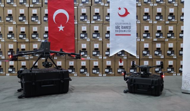Sınır güvenliği için termal kameralı 391 dron envantere alındı