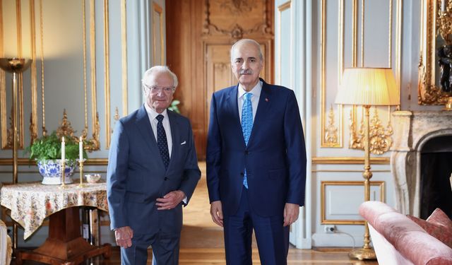 TBMM Başkanı Kurtulmuş, İsveç Kralı Carl XVI Gustaf tarafından kabul edildi