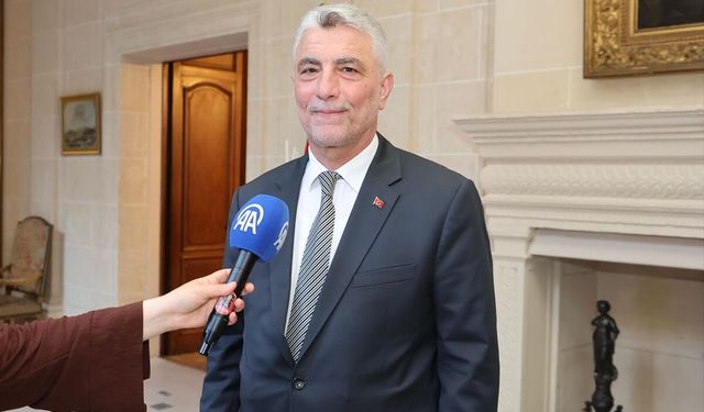 Ticaret Bakanı Bolat, Fransa ile dış ticaret hacminin 30 milyar dolara ulaşmasını hedeflediklerini söyledi: