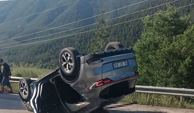 Tokat'ta devrilen cipteki 1 kişi öldü, 5 kişi yaralandı