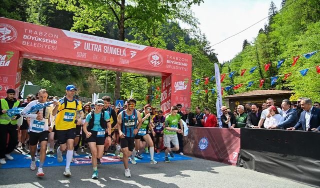 Trabzon'da '4. Uluslararası Ultra Sümela Maratonu' koşuldu