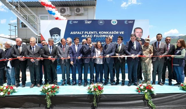 Tunceli'de köy yollarını sıcak asfaltla buluşturacak yatırım hizmete sunuldu
