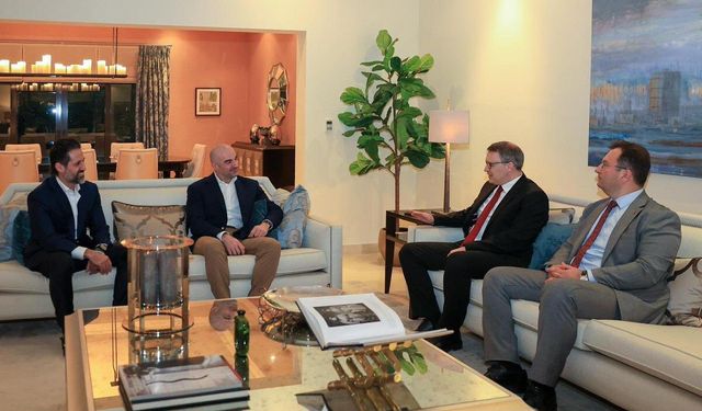 Türkiye'nin Bağdat Büyükelçisi İnan, Kubat Talabani ve Bafel Talabani ile görüştü