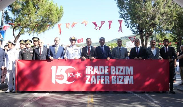 15 Temmuz Şehitlerini Anma Ulusal Bisiklet Yol Yarışı, Muğla'da başladı