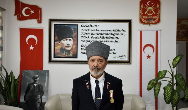 Depremzede gazi, Kıbrıs Barış Harekatı'na katılmanın gururunu yaşıyor