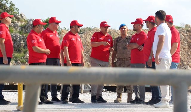 Enerji Bakanlığında görev yapan 15 Temmuz gazileri Gabar'ı ziyaret etti