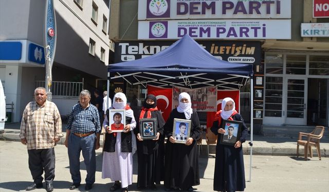 Muşlu aileler, DEM Parti önündeki eylemlerini sürdürdü