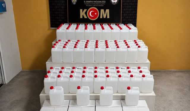 Sakarya'da otoyolda durdurulan kamyonda 1 ton etil alkol ele geçirildi