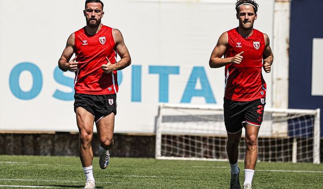Samsunspor'da futbolcular koşu testinden geçti