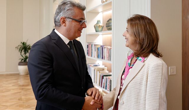 KKTC Cumhurbaşkanı Erhürman, BM temsilcisiyle görüştü