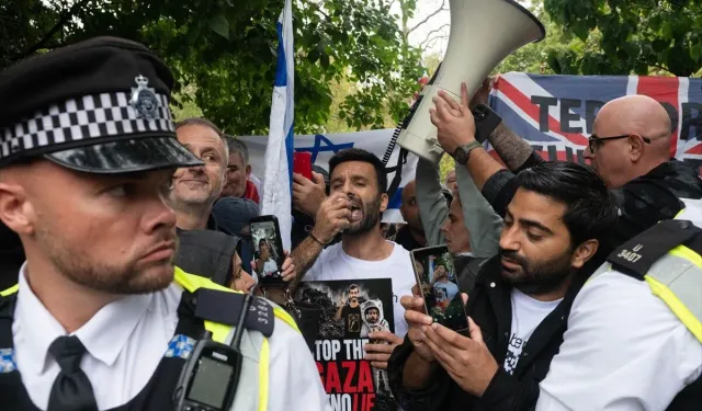 Londra’daki Filistin gösterilerinde çatışma çıktı, 11 kişi gözaltına alındı