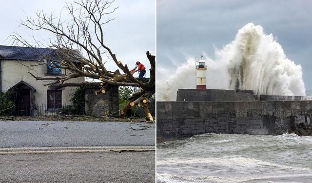 Storm Boelo İngiltere’yi vurdu iki kişi hayatını kaybetti