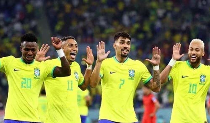 Güney Kore'yi 4 golle geçen Brezilya çeyrek finale çıktı