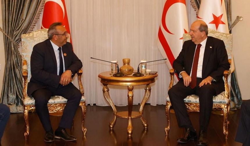 TTFF'den Cumhurbaşkanı Ersin Tatar'a ziyaret