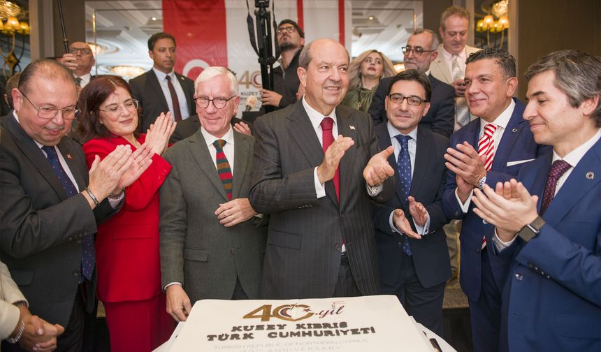 Cumhurbaşkanı Ersin Tatar Londra’da 40’ıncı yılı kutlamasına katıldı