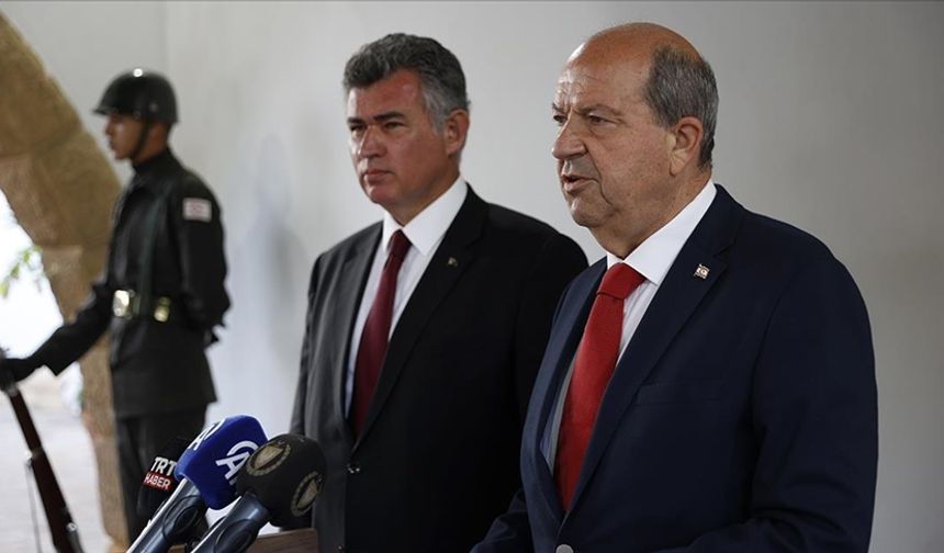 KKTC Cumhurbaşkanı Tatar: "Halkımızın güvenliği, Türkiye'nin güvencesindedir"