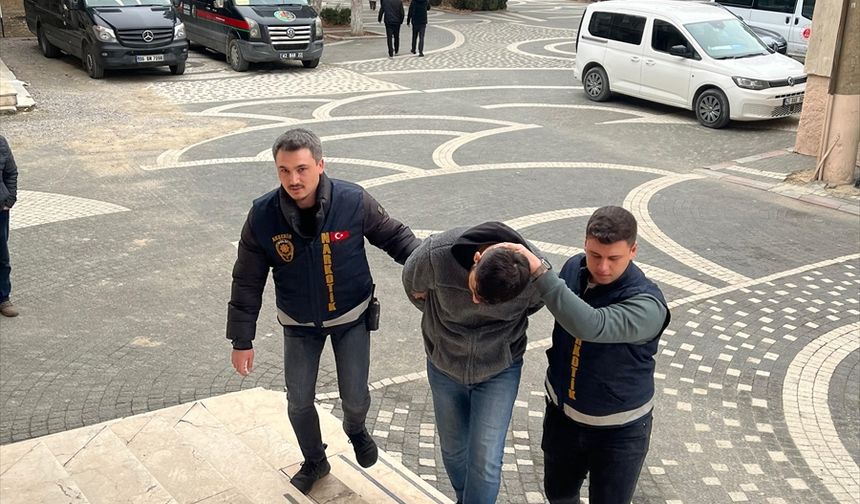 Konya'da uyuşturucu operasyonunda yakalanan şüpheli tutuklandı