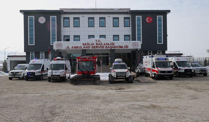 Van'da yıl başından bu yana 100 hasta kırsal mahallelerden alınarak hastaneye ulaştırıldı