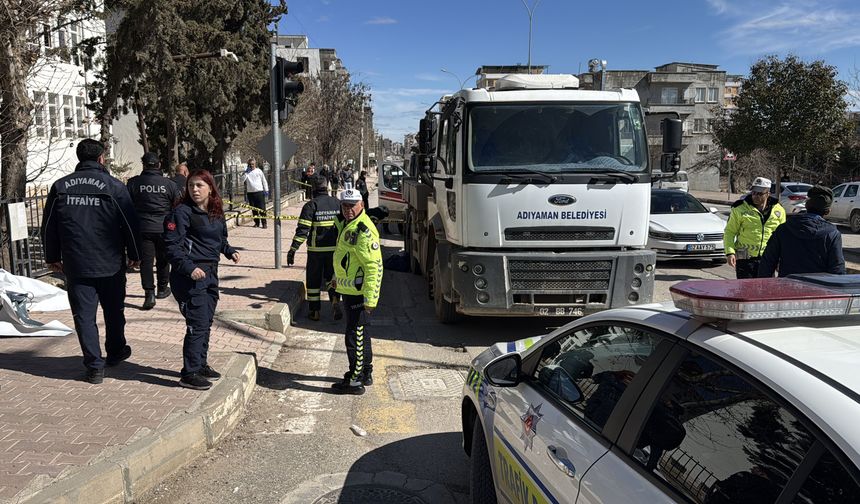 Adıyaman'da vidanjörün çarptığı kişi öldü