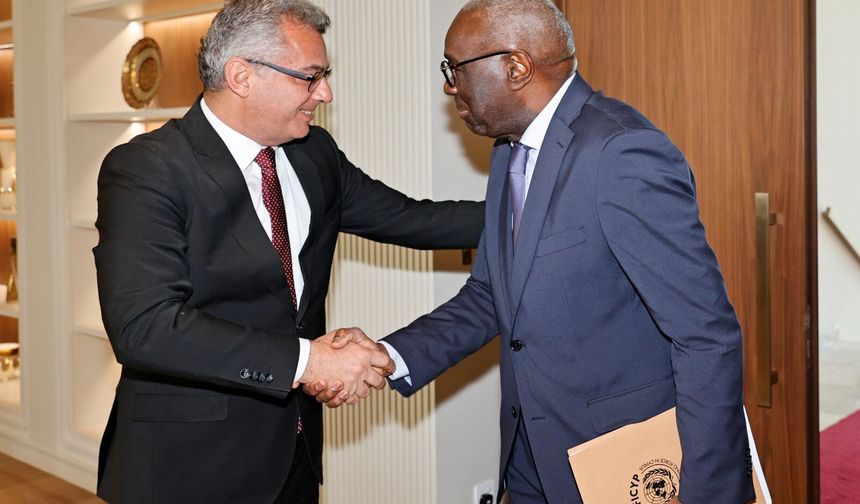 Cumhurbaşkanı Tufan Erhürman, Diagne’yi kabul etti