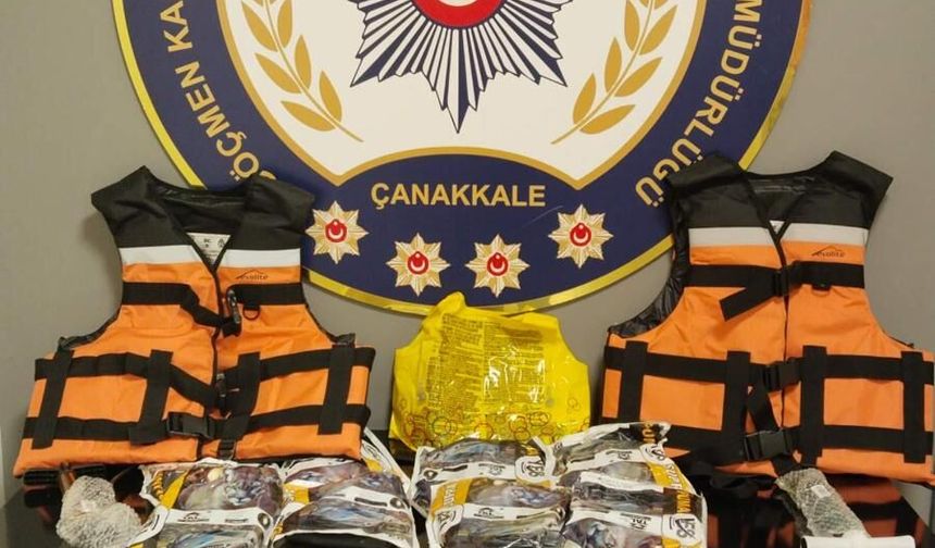 Çanakkale'de 11 düzensiz göçmen yakalandı