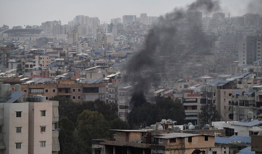 GÜNCELLEME - İsrail ordusu Beyrut'un güneyindeki Dahiye bölgesine 2 hava saldırısı düzenledi