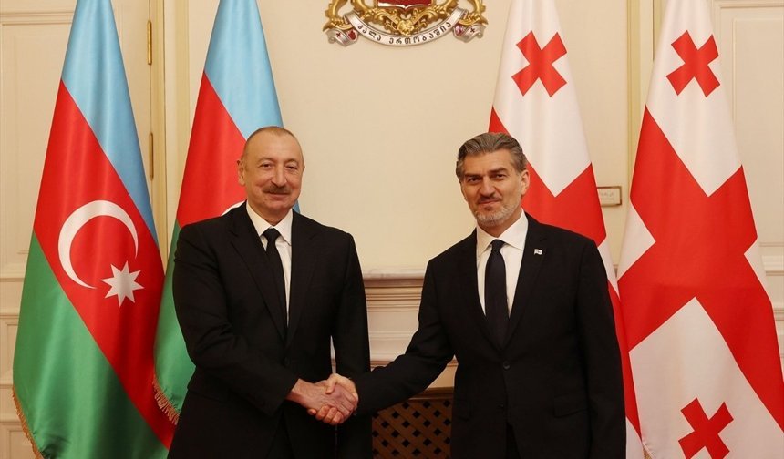 Azerbaycan Cumhurbaşkanı Aliyev ve Gürcistan Başbakanı Kobakhidze'den bölgesel barış vurgusu